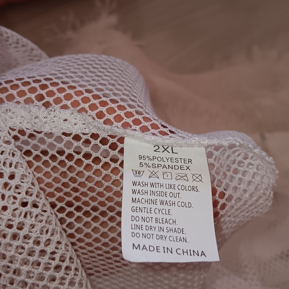 Sexy See-Through Mesh Dress Spaghetti Strap Leaf Print Romper Set - Picture 16 of 16